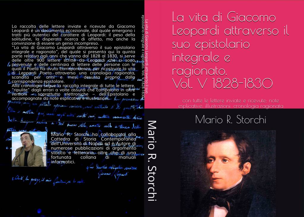 La vita di Giacomo Leopardi. Vol. V - Copertina
