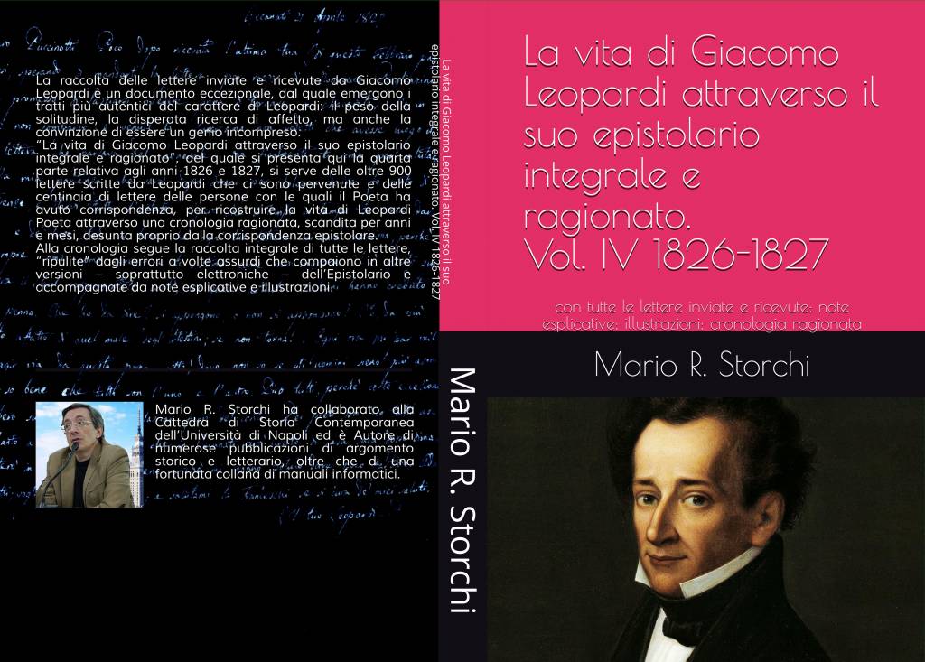 La vita di Giacomo Leopardi. Vol. IV - Copertina